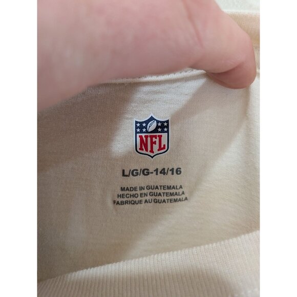 NFL Boys San Francisco 49er Football Fan Gear T Shirt Youth Size Large (14/15) - Picture 2 of 4